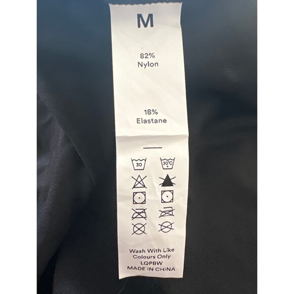 Halara Deep V Neck Racerback 2-in-1 Side Pocket Flare Mini Casual Dress - Picture 11 of 12